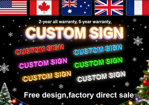 Lettres lumineuses LED 3D personnalisées pour l'extérieur, lettres rétroéclairées LED, enseignes lumineuses, lettres encastrées, image de marque pour les entreprises - Product Image 2