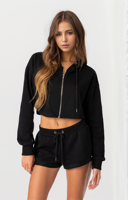 LOGO personnalisé de haute qualité décontracté haut à manches longues et élégant bout à bout femmes sport Fitness décontracté femme mode deux pièces ensemble