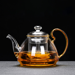 Teiera in vetro stile marocchino di alta qualità con capacità 600ml/800ml Design in stile arabico giapponese stile <span class=keywords><strong>turco</strong></span> vetro borosilicato sicuro - Product Image 5
