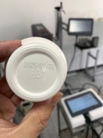 Codificador Láser de Fibra Industrial OMA Nuevo, Libre de Mantenimiento, para Embalaje de Metal con Marcado Láser PLT Permanente