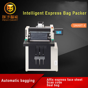 Máquina Automática para Sellado y Etiquetado de Bolsas, Empacadora de Bolsas para Comercio Electrónico, Máquina Multifuncional para Empacar Camisetas en Plástico - Product Image 2