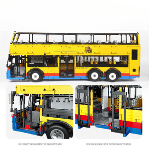 Hạnh Phúc Xây Dựng YC-QC015 Điều Khiển Từ Xa Hai Decker Xe Buýt Thành Phố Công Nghệ Cao Xe Đồ Chơi Cho Bé Trai Xe Buýt Gạch Món Quà Xây Dựng Khối Bộ - Product Image 5