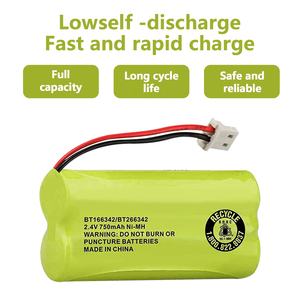 Paquete de Baterías Recargables <span class=keywords><strong>AAA</strong></span> de 750 mAh y 2.4 V <span class=keywords><strong>Nimh</strong></span> para Teléfono Inalámbrico BT183342 BT283342 BT166342 BT266342 BT162342 BT26234 - Product Image 5