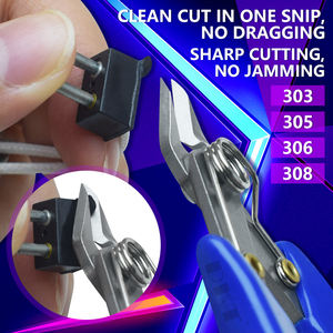 Pince coupante diagonale professionnelle de 5 pouces, coupe-fils micro, avec poignée ergonomique pour la réparation électronique - Product Image 4