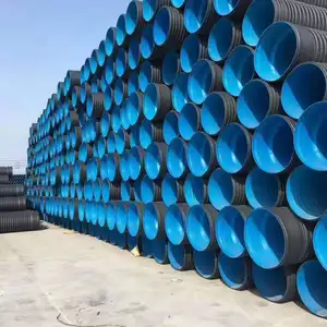 large size diameter high quality low price black pe plastic hdpe water pipe with great working pressures