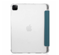 Housse de protection intégrale légère pour iPad, avec fonction veille/réveil automatique, antichoc, en cuir PU + TPU, étanche, design luxueux, multicolore