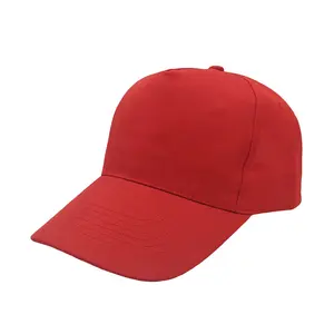 工厂整体销售廉价促销帽100% 聚酯5面板6面板棒球帽竞选