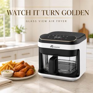 <span class=keywords><strong>Friteuse</strong></span> à air AnboLife avec fenêtre visible à 360 degrés, pot de qualité alimentaire CETL pour la cuisine - Product Image 1