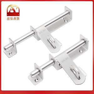 Perno de Puerta de Acero Inoxidable 304, Montaje en Superficie, Antirrobo, Cerradura para Puerta de Madera, Estilo Tradicional, Fácil Instalación - Product Image 5