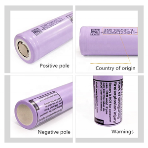 סוללות קוריאניות הטובות ביותר F1L 3.7v 3400mah 5a סוללת ליתיום-יון נטענת 18650 500-1000 מחזורי טעינה אחריות לשנה - Product Image 3