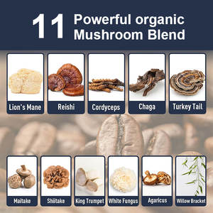 Sıcak satış OEM kollajen mantar kahve anında organik kahve adaptojenik mantar ve MCT yağ mantar kahve - Product Image 6