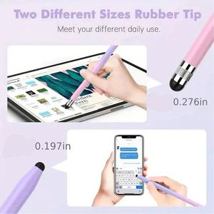 Custom Universal Aluminum Gradient Double-head Capacitive Stylus <b>Pen</b> Metal Dual Head Touch Screen <b>Pen</b> for Phones and <b>Tablets</b> - Product Image 3