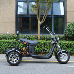 Scooter Eléctrico Citycoco de 3 Ruedas con Neumáticos Anchos, Batería de Litio de 2000w 60v12ah/20ah/40ah, Triciclo Eléctrico para Adultos/Motocicleta/Bicicleta - Product Image 3