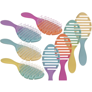 แปรงผมที่มีความยืดหยุ่น, สีขนม, - Product Image 1