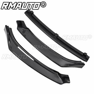 1 <b>Set</b> Carbon Fiber Look Front Bumper <b>Lip</b> Protector Cover Spoiler for Mazda 3 for Axela 2014 2015 2016 2017 2018 Car Styling - Product Image 3