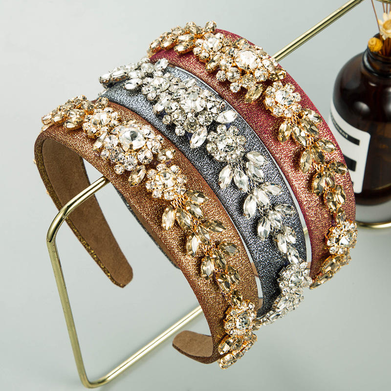 Verified Supplier Fancy Diamond Hair Bands Cross-Border Fashion