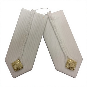 Insignia de Cuello Bordada Original Británica No. 1 RMAS Sandhurst Academy SGC, Tela de Lona de Calidad Superior, Color Personalizado - Product Image 1