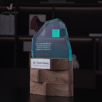 Trophées en bois massif gravés sur mesure, créatifs, haut de gamme, imprimés UV, durables, plaques d'honneur agréées, récompenses de compétition