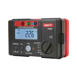 เครื่องทดสอบ RCD (ELCB) ดิจิตอลอิเล็กทรอนิกส์ UNI-T UT582+ รุ่นขายดี พร้อมมาตรฐาน IP66 สำหรับวงจรเฟสเดียว ช่วงแรงดันไฟฟ้า 195V-253V ใหม่ หรือ - Product Image 3