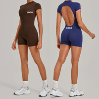 Combinaison de yoga et fitness pour femme, sexy, légère, longue, à fines bretelles, respirante, séchage rapide, coupe ajustée, effet push-up fessier