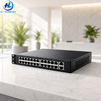 Switch PoE Gigabit Ethernet Empresarial de 24 Puertos 5700-28TP-PWR-LI-AC de 370W con 4 Puertos Uplink y Sistema de Alimentación CA Fijo