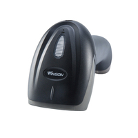 Lecteur de codes-barres filaire USB avec scanner CCD laser, scanner de codes-barres portable filaire