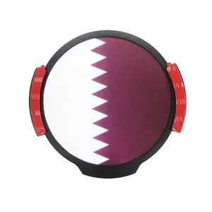Wireless motion activated car LED signage for Qatar flag National Day celebration series stickers