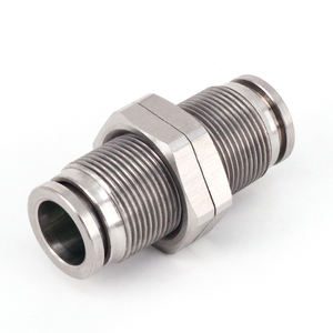 PM08 Conector Neumático de Placa Pasante de Acero Inoxidable SS304 Tipo Airtac, Nuevo, Piezas de Conexión Neumática de las Marcas OULU, <span class=keywords><strong>EUROLAND</strong></span>, ANMASPC - Product Image 1