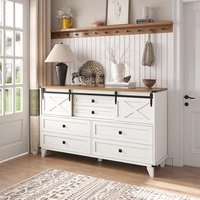 Ferme moderne OEM Console en bois MDF Buffet coulissant Commode Table commode Tiroirs Armoire de rangement Meubles de chambre à coucher de luxe
