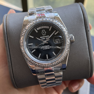 Reloj de Pulsera Mecánico de Acero Inoxidable Resistente al Agua para Hombre, de Lujo y Alta Calidad, con Bisel de Diamantes, 40 mm, Movimiento 3235 - Product Image 2