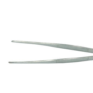 Pinzas Dentales de Acero Inoxidable, Pinzas para Tejidos con Punta Redonda y Dientes, Diseño Antideslizante, Pinzas Gruesas para Remover Suturas y Tiras Esterilizadas - Product Image 5