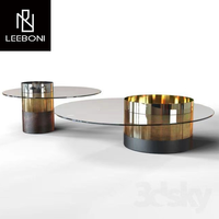Meubles de salon de luxe modernes Table d'appoint en marbre/verre miroir Table basse