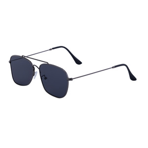 Nuevas gafas de sol cuadradas para hombre con lentes de PC UV400, protección solar para conducir, montura negra, diseño de doble puente. - Product Image 4