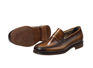 รองเท้าผู้ชายอังกฤษโลฟเฟอร์หนังแท้แฮนด์เมดสแควร์ Toe สลิปออน <span class=keywords><strong>Lofter</strong></span> ธุรกิจสวมใส่อย่างเป็นทางการ - Product Image 5