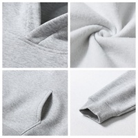 Sudadera con Capucha Oversize Estilo Urbano, 350gsm, Hombros Caídos, Felpa, Unisex, Lisa, para Impresión de Logotipo Personalizado