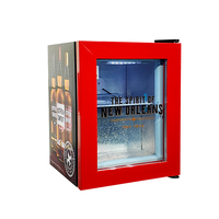 Mini refroidisseur de boissons 21L à température unique Refroidissement direct Réfrigérateur à barre supérieure de table Équipement de réfrigération à température mécanique