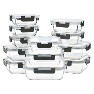 24-Piece Set of <strong>Small</strong> Glass Food Storage Containers With Lids Airtight <strong>Microwave</strong> and Dishwasher Safe Leakproof Bpa Free - Product Image 4