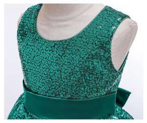 Vêtements pour enfants, robes de princesse pour enfants, jolies robes à fleurs pour petites filles, robes à appliques de Chine - Product Image 4