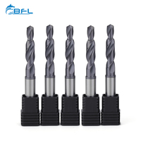Foret étagé en carbure monobloc à 2 cannelures BFL pour foret étagé en acier CNC