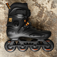 Patins à roulettes en ligne freestyle personnalisés pour adultes, roues en PU 4x80mm, cadre en aluminium, OEM ODM, pour fitness urbain