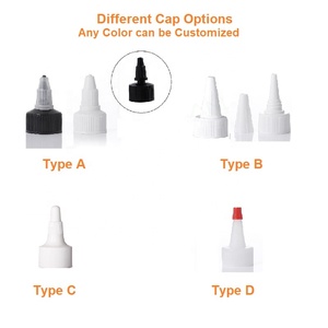 כיתה מזון מותאם אישית צבע ירוק 500 מ ל hdpe שמן זית בקבוק סחוט רוטב קטשופ טוויסט כובע שמן בקבוק שיער עם זרבובית - Product Image 3