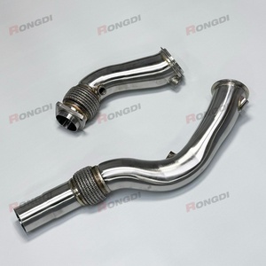 High Quality Performance Downpipe for BMW S58 M3 G80 M4 G82 M2 G87 3.5" to 3" Exhaust Pipe System Sport Headers Downpipes - Product Image 5