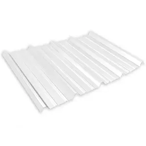 저렴한 고충격산 및 알칼리 저항성 부식 방지 투명 PVC 골판지 패널 UV 필터가있는 루핑 시트