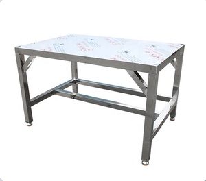 Table de préparation de cuisine en acier inoxydable antirouille à <span class=keywords><strong>prix</strong></span> d'usine, table de travail robuste avec support diagonal pour <span class=keywords><strong>restaurant</strong></span> et barbecue - Product Image 2