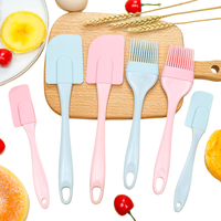 Neuankömmling 3PCS Silikon Backwerk zeuge Set Mini Spatel Kuchensc haber Back bürste für Küchen kuchen Dekorieren Back zubehör