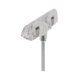Commodity Price Tag Advertising Price Tag Clip Explosion Tag Double-head Transparent Crystal Clip Shelf Label Clip - Product Image 3