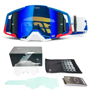 Occhiali da Motocross ARMAGE con Lenti in TPU e Montatura Completa in PC, Visiere per Sport All'aperto, Corse e Guida, Set con Scatola Nera - Product Image 1