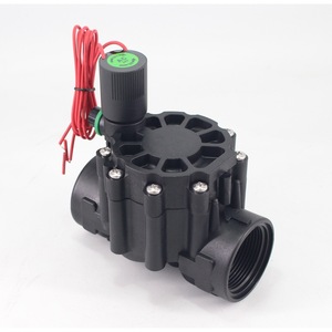 Válvula solenoide de plástico Zanchen Irrigation de 40 mm Dn32 para control automático del flujo de agua en sistemas de riego de jardín - Product Image 2