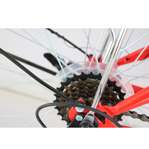 Vélo de montagne rétro pour <span class=keywords><strong>femme</strong></span>, 26 pouces, 21 vitesses, frein V, jante en alliage d'aluminium, cadre en acier, vente en gros directe usine Chine, vélo OEM - Product Image 3