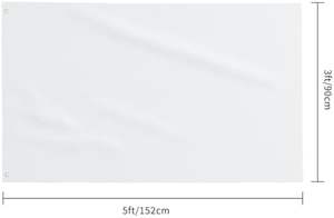 Создайте свой собственный логотип/изображение/текст чистый белый персонализированный бизнес-Декор на открытом воздухе под заказ 3x5 футов двухсторонний флаг - Product Image 4